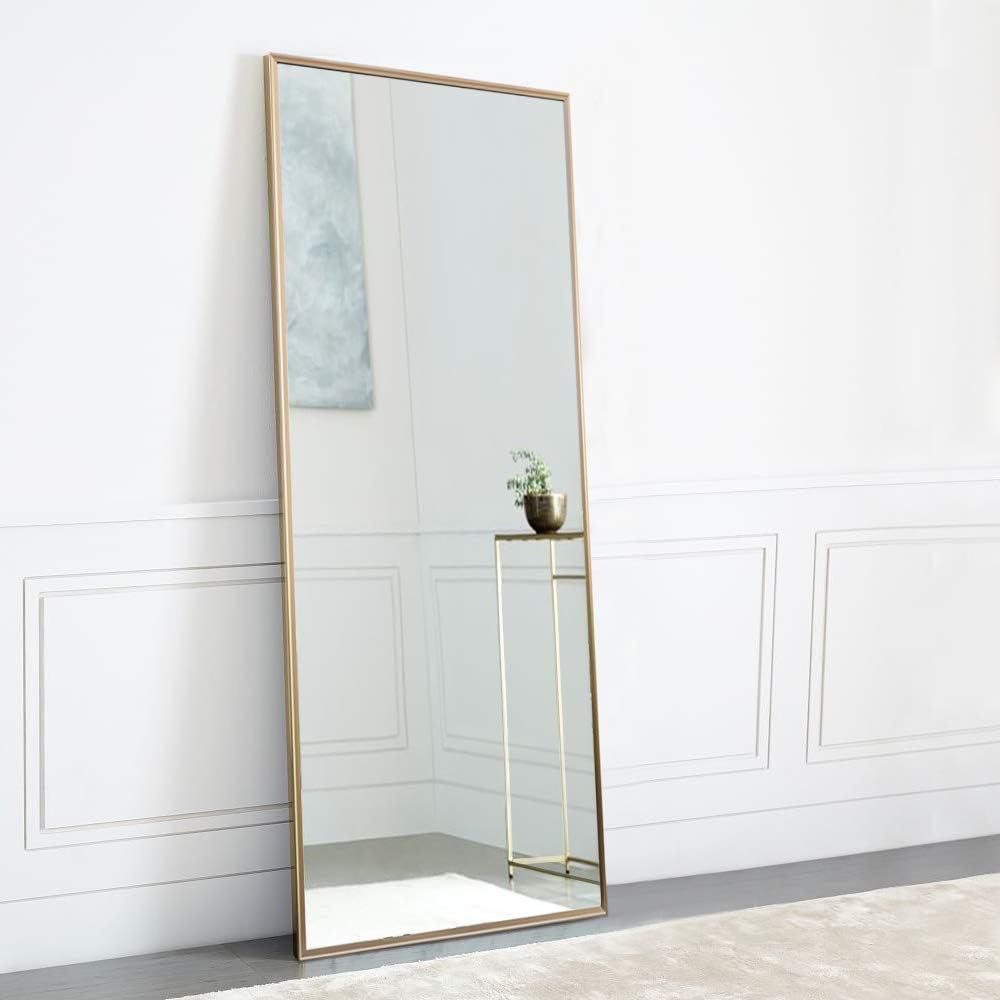 NeuType Full Length Mirror Standing Hanging or Leaning Against Wall, Large Rectangle Bedroom Mirr... | Amazon (US)