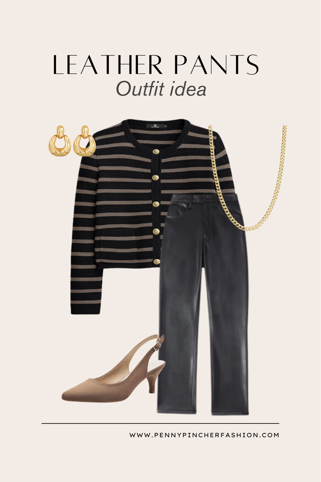 What to wear with leather pants at the office! 

#LTKStyleTip #LTKShoeCrush #LTKWorkwear