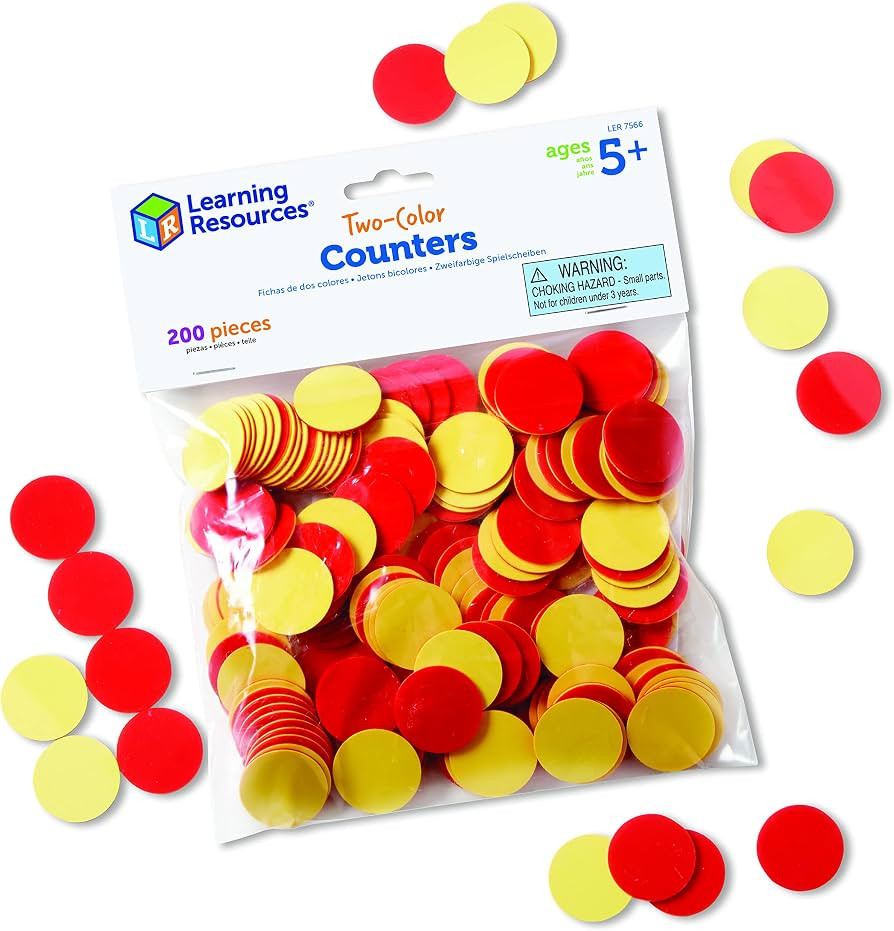 Learning Resources Two-Color Counters, Red/Yellow | Amazon (US)