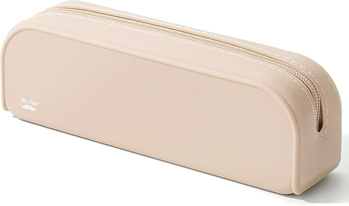 Mr. Pen- Silicone Pencil Case, Malibu Dune Color, Aesthetic Pencil Bag for Women, Makeup Pouch | Amazon (US)