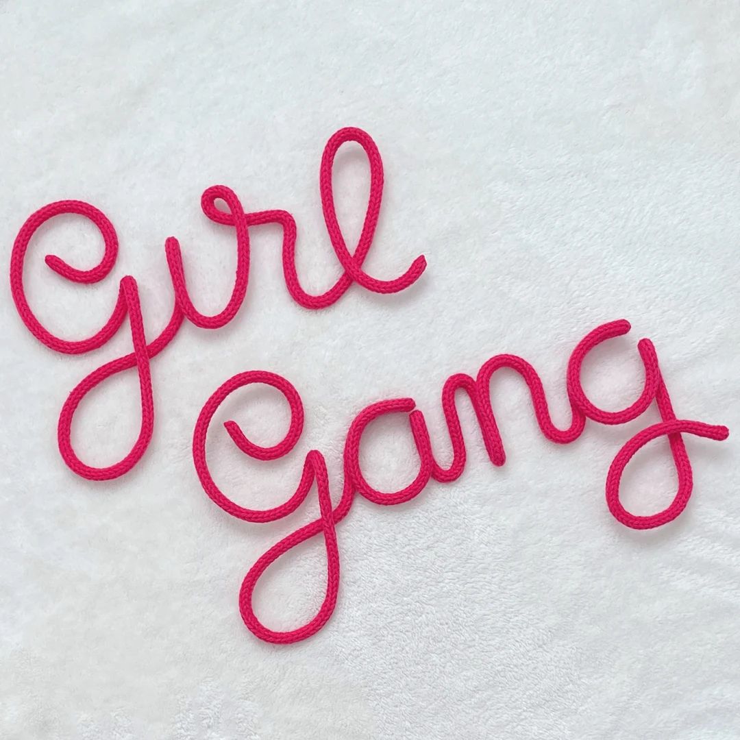 Girl Gang - Girls room, shelf decor, display sign | Etsy (US)