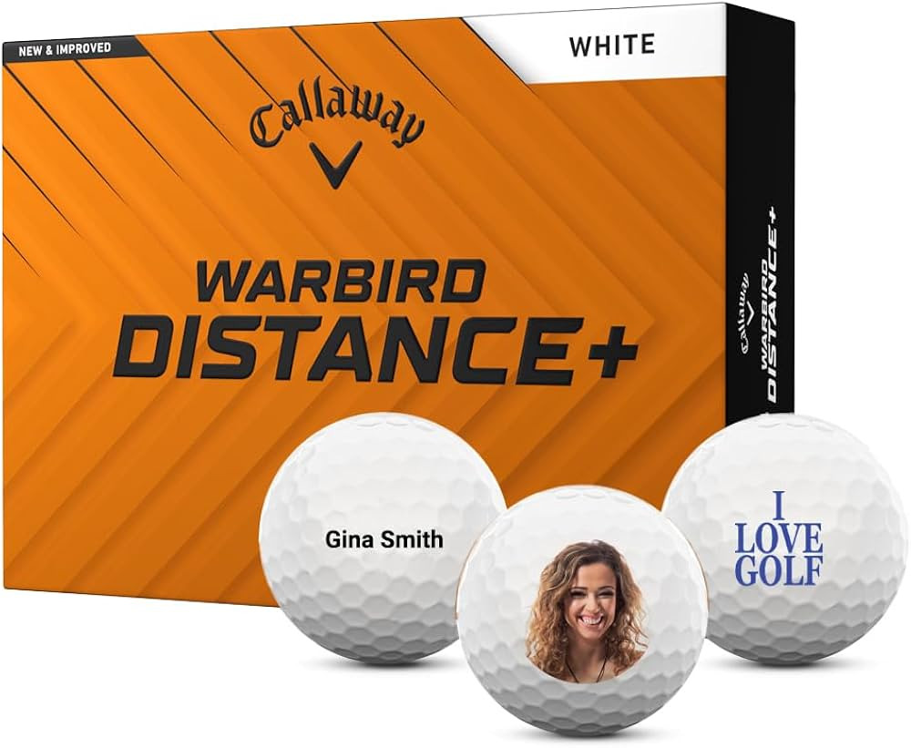 Callaway Warbird Personalized Golf Balls - Customized with Picture, Logo, Text | Amazon (US)