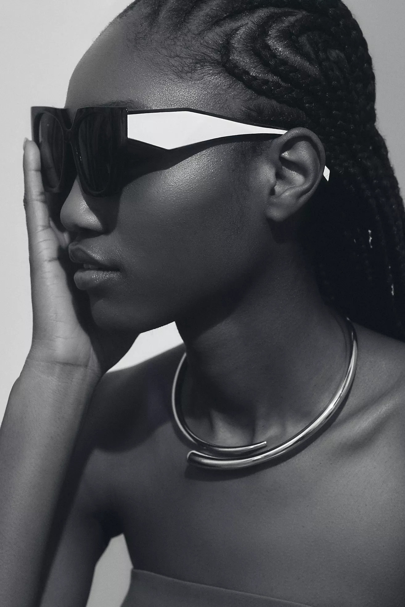 Blocked Temple Square Sunglasses | Anthropologie (US)