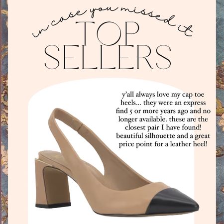 Cap Toe heels

#LTKshoecrush #LTKfindsunder100