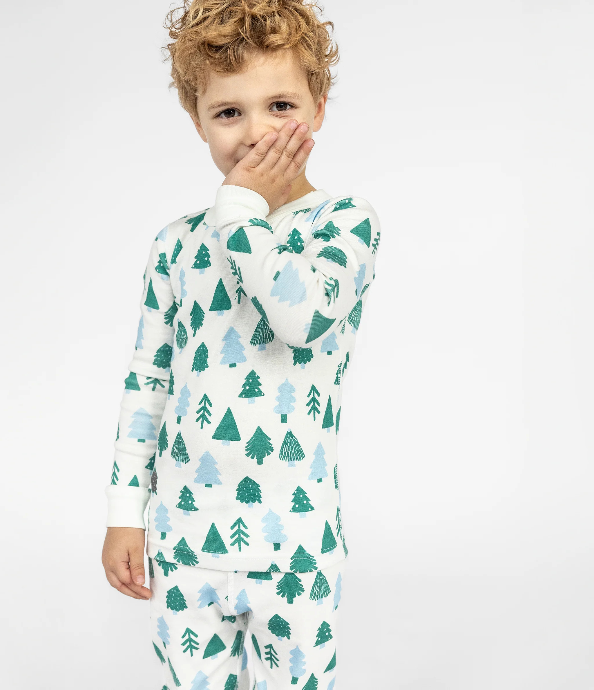 Holiday Trees Kids Pajamas | SMALLER THINGS