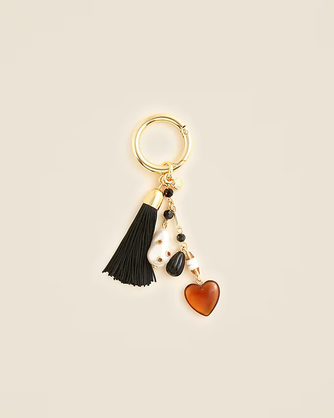 Beaded tassel bag charm | J. Crew US