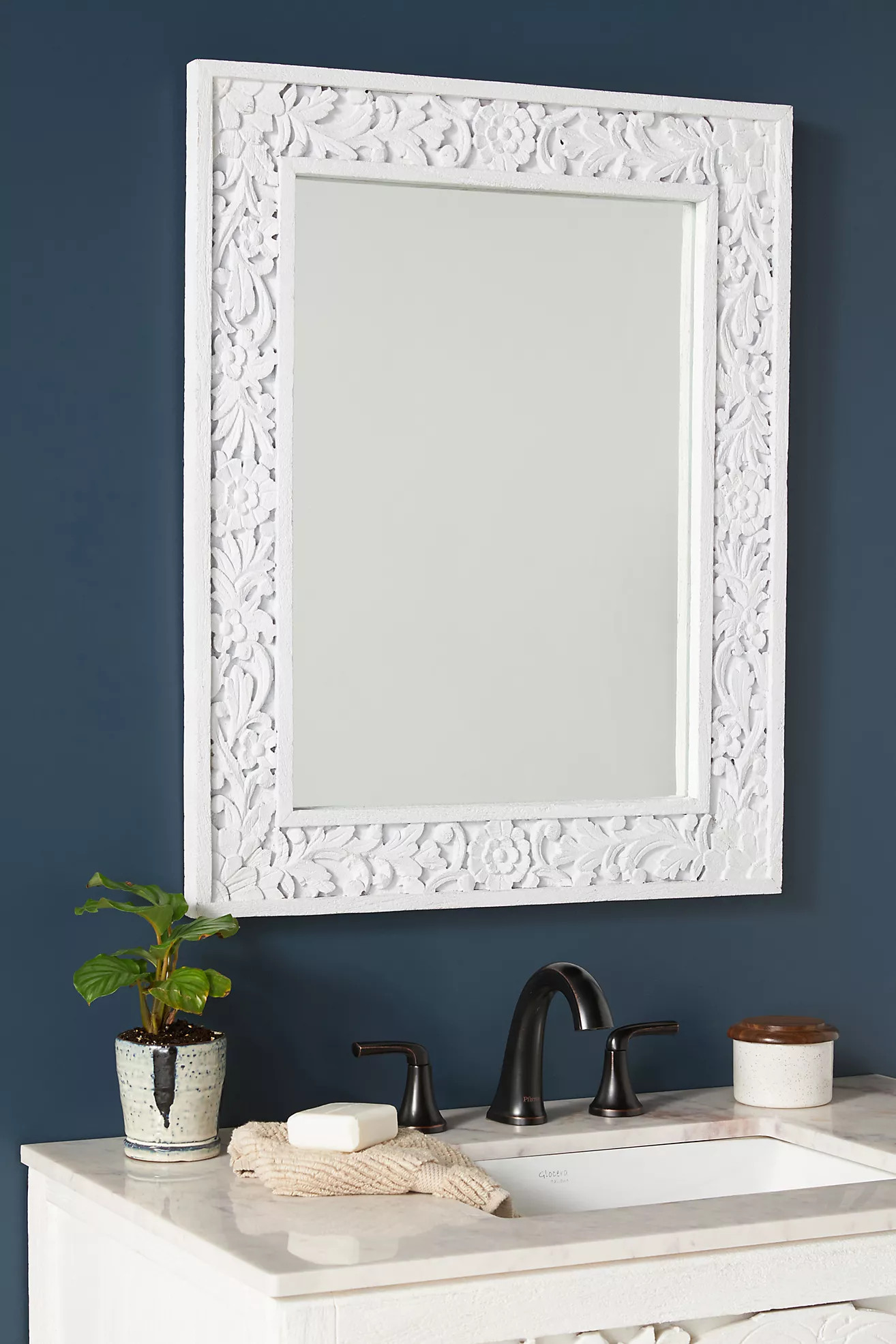 Handcarved Lombok Mirror | Anthropologie (US)