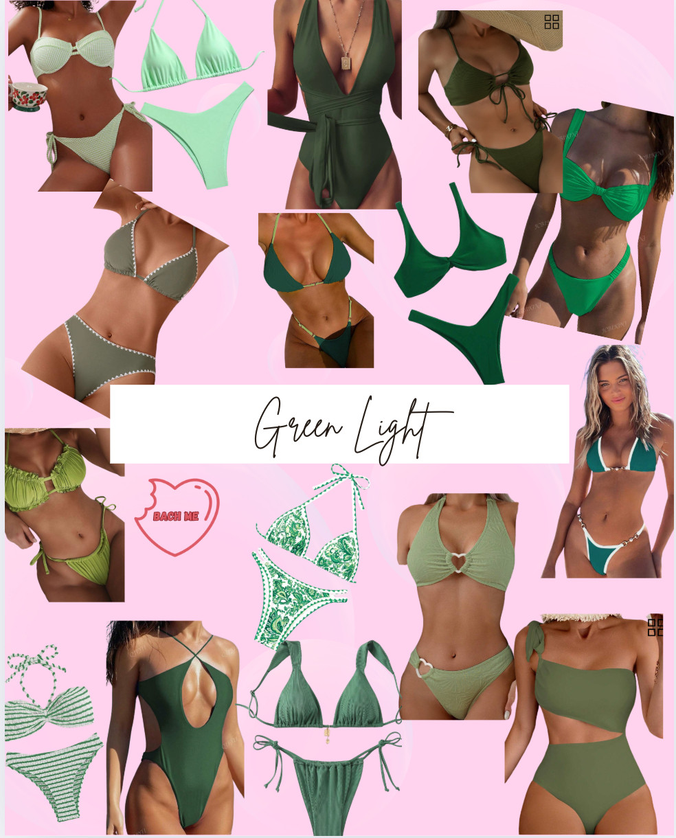 Give your girls the green light with these kinis! 

 #LTKParties #LTKStyleTip #LTKSwim