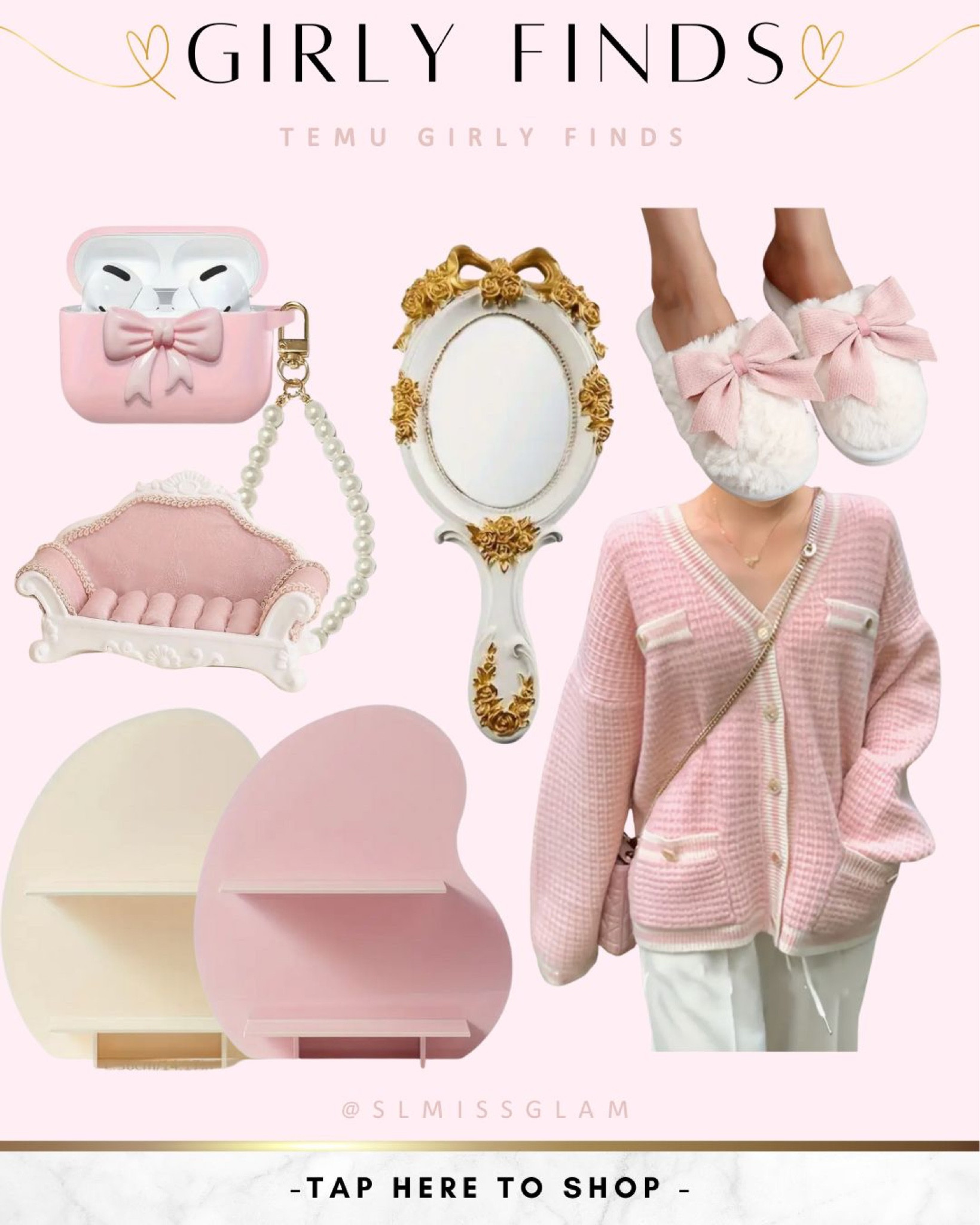 Girly Temu finds!🎀🪞

#LTKstyletip #LTKhome #LTKbeauty