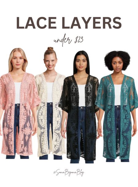 Beautiful lace cardigan for layering for summer! 

#LTKFindsUnder50 #LTKSaleAlert #LTKStyleTip