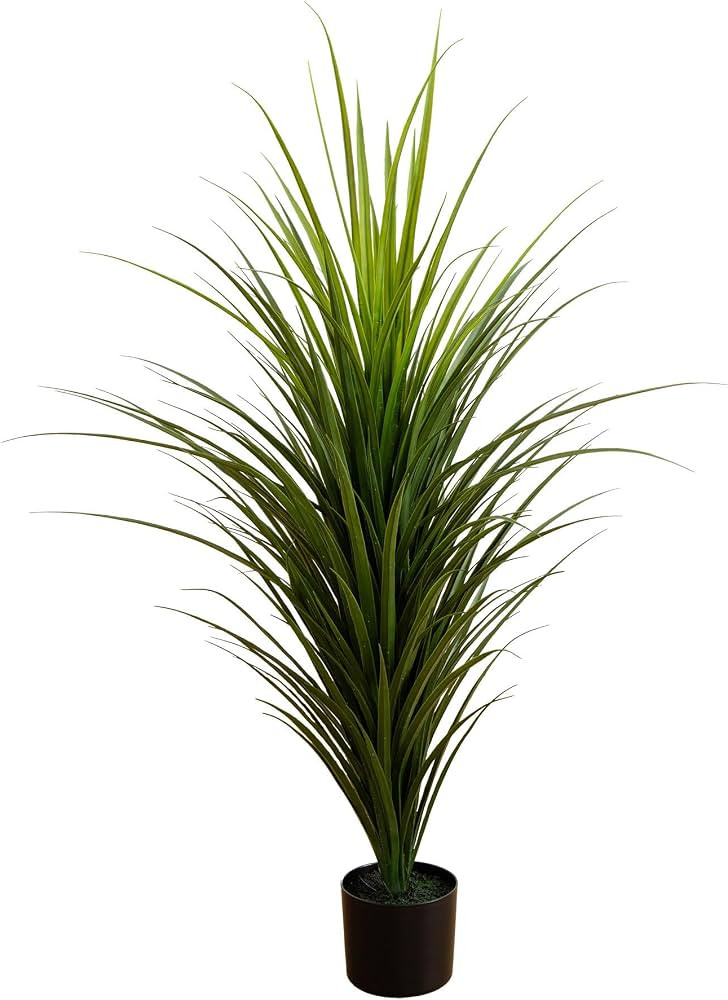 Nearly Natural 4 ft UV-Resistant Artificial Grass Plant with Pot | Amazon (US)