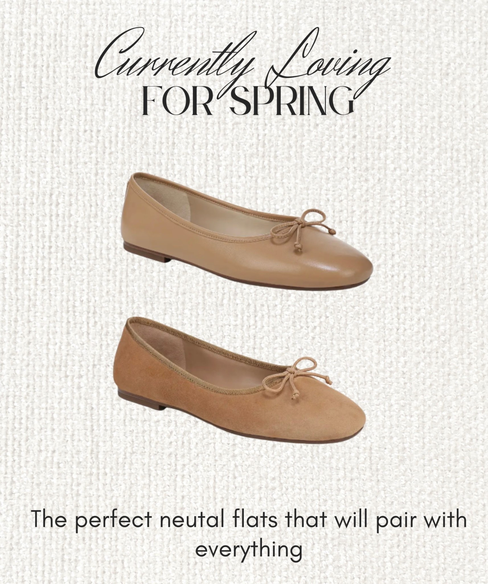 Love these flats- fit TTS the perfect neutral that will pair with everything this spring /summer 

#LTKootd #LTKOver40 #LTKSeasonal
