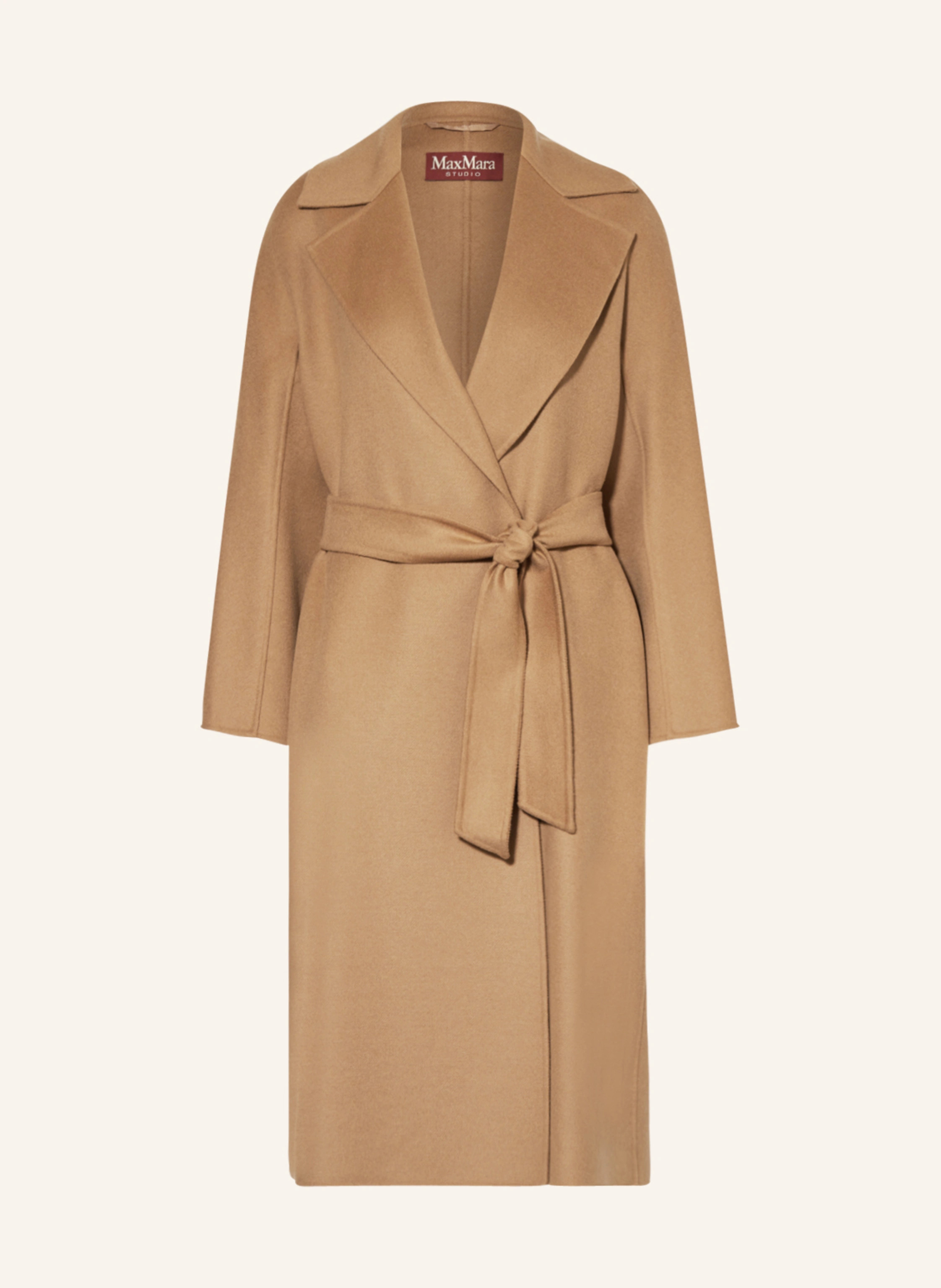 Max Mara STUDIO Wollmantel CLES in camel | Breuninger (DACH)