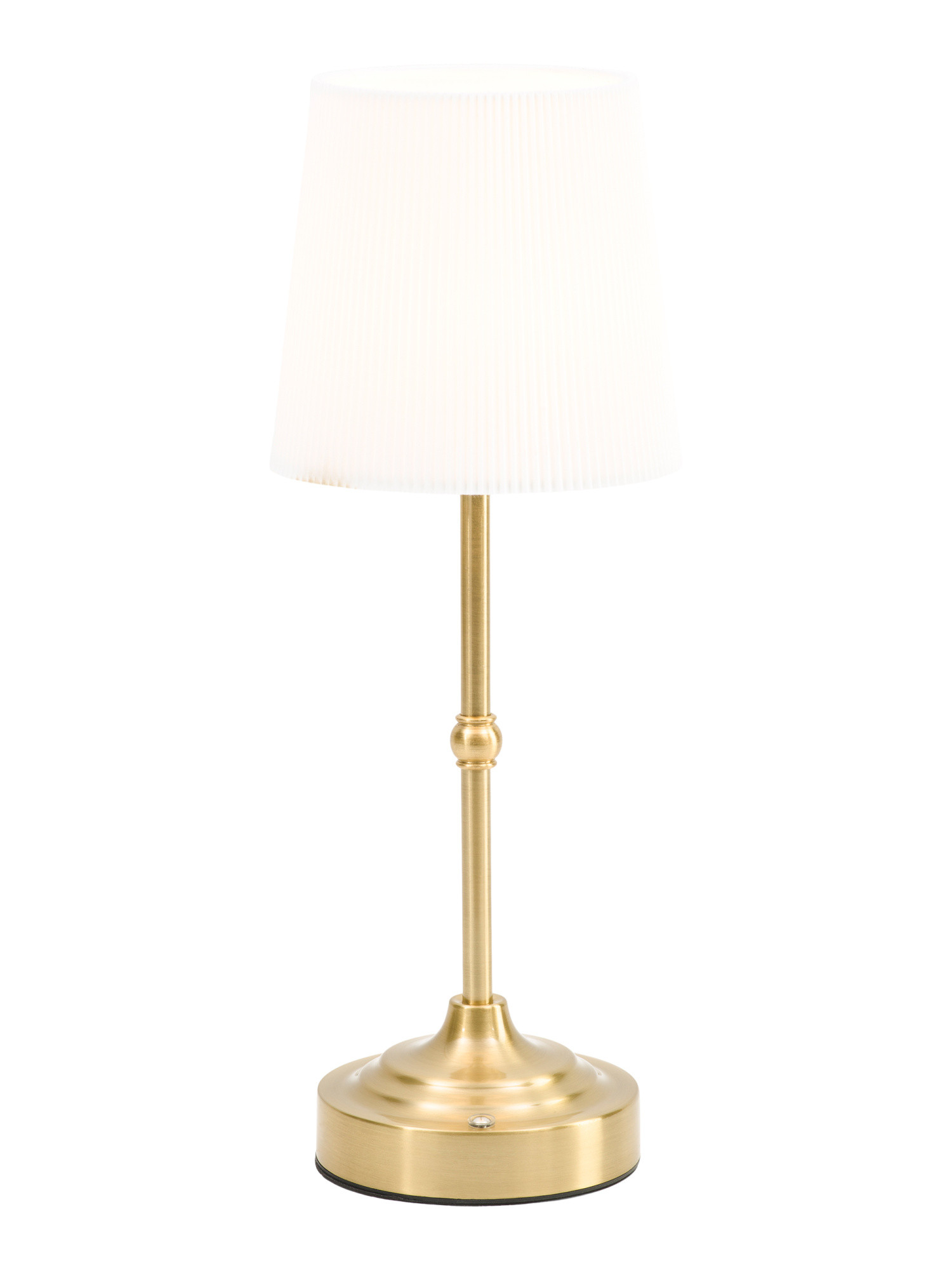 15.75in Pleated Fabric Shade Rechargeable Lamp | Lighting | Marshalls | Marshalls