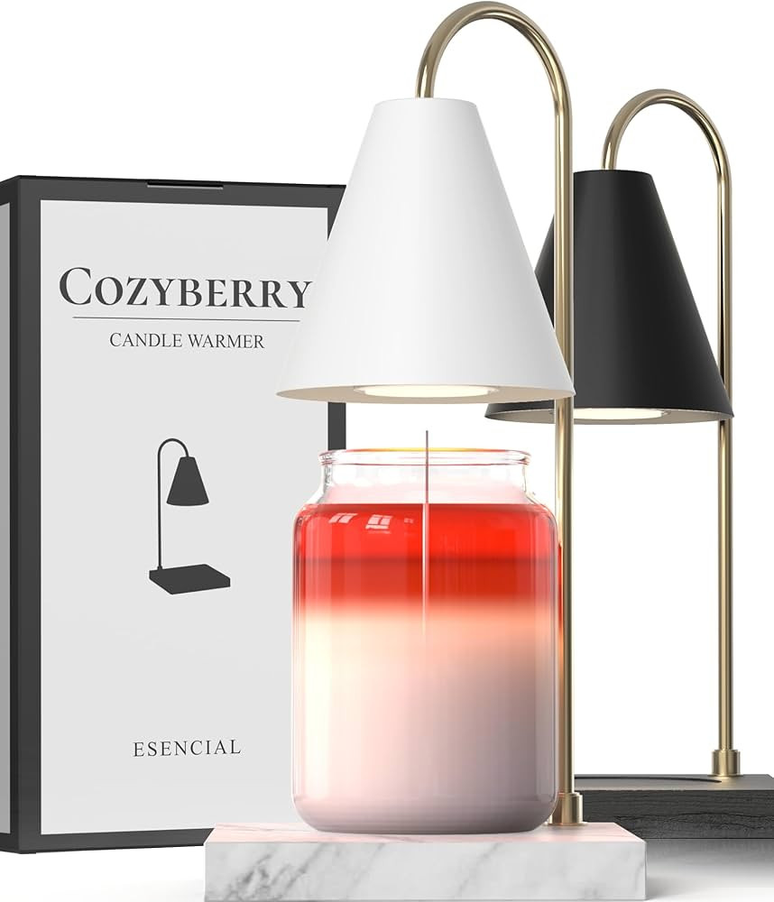 CozyBerry® Candle Warmer Lamp, Compatible with Yankee Candle Large Jar, Candle Lamp, Dimmable & ... | Amazon (US)