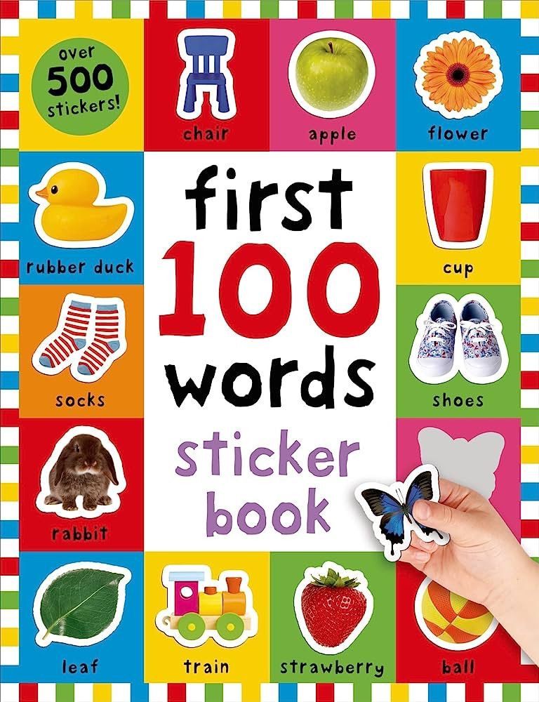 First 100 Stickers: Words: Over 500 Stickers | Amazon (US)