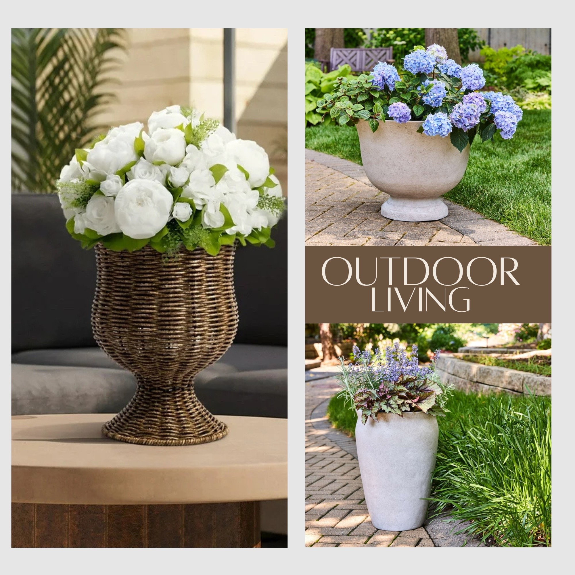 Planters for the porch & patio 

#LTKSeasonal #LTKHome