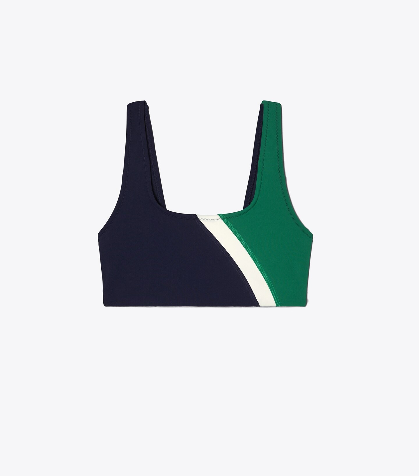 COLOR-BLOCK SCULPT COMPRESSION SCOOP-BACK BRA | Tory Burch (US)