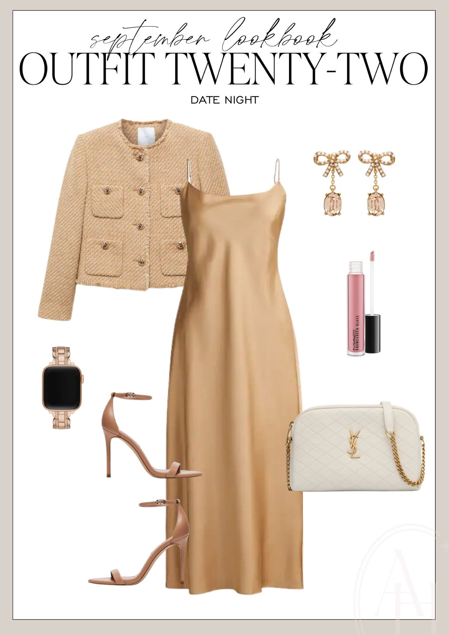 Fall date night outfit idea. I love this slip dress and lady jacket. 

#LTKstyletip #LTKworkwear #LTKSeasonal