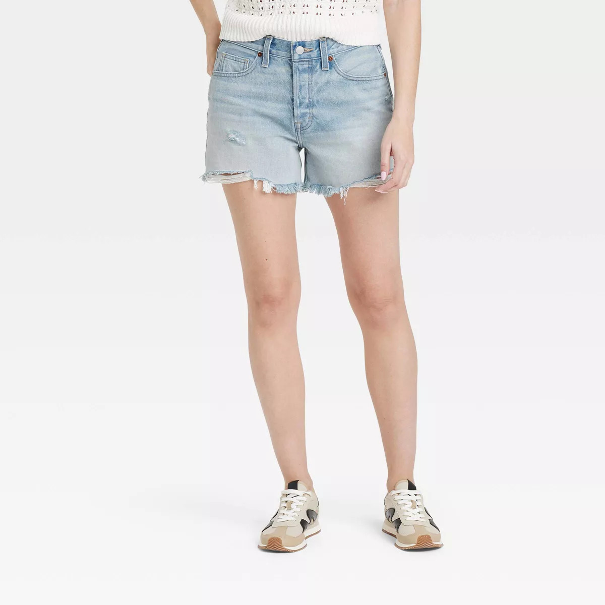 Women's Mid-Rise 90's Baggy Denim Shorts - Universal Thread™ | Target
