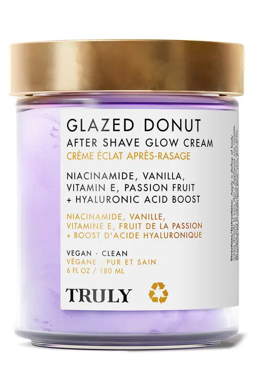 TRULY BEAUTY Glazed Donut After Shave Glow Cream at Nordstrom, Size 6 Oz | Nordstrom