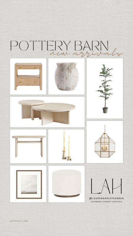 Pottery Barn new home favorites! I love the light wood / light tones of these pieces. We have this faux olive tree and absolutely love! 

#LTKHome #LTKStyleTip