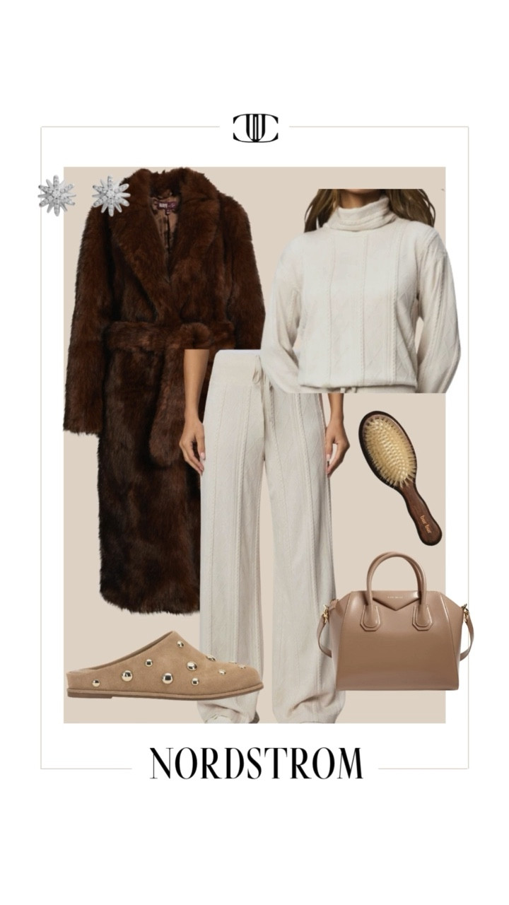 Elevated winter dressing starts here ❄️✨ This chic @Nordstrom look is all about rich textures and timeless layers — a ribbed knit dress, faux-fur vest, and classic croc clutch that take you from December dinners to winter weddings, office parties, holiday concerts, and even NYE soirées without missing a beat.

This color palette is warm, luxe, and incredibly flattering, and the styling possibilities are endless:
– Add the faux-fur vest for instant glamour
– Swap in a tailored coat for a polished work event
– Dress it up with slingbacks & gold jewelry for nighttime
– Go casual chic with tall boots for daytime outings

Perfect for holiday gatherings, winter date nights, festive girls’ dinners, and seasonal events when you want to stay cozy but look elevated. Shop everything at Nordstrom and save these pieces to build a winter wardrobe you’ll wear on repeat. 🤎✨

#NordstromPartner #WinterOutfits #HolidayStyle #DecemberOutfits #WinterWardrobe #KnitDressOutfit #FauxFurStyle #ColdWeatherFashion #ElegantWinterStyle #WhatToWearInWinter #HolidayPartyOutfit #WinterEventOutfit #ChicWinterLooks #FashionOver30 #WinterStyleGuide

#LTKHoliday #LTKOver40 #LTKdayinmylife