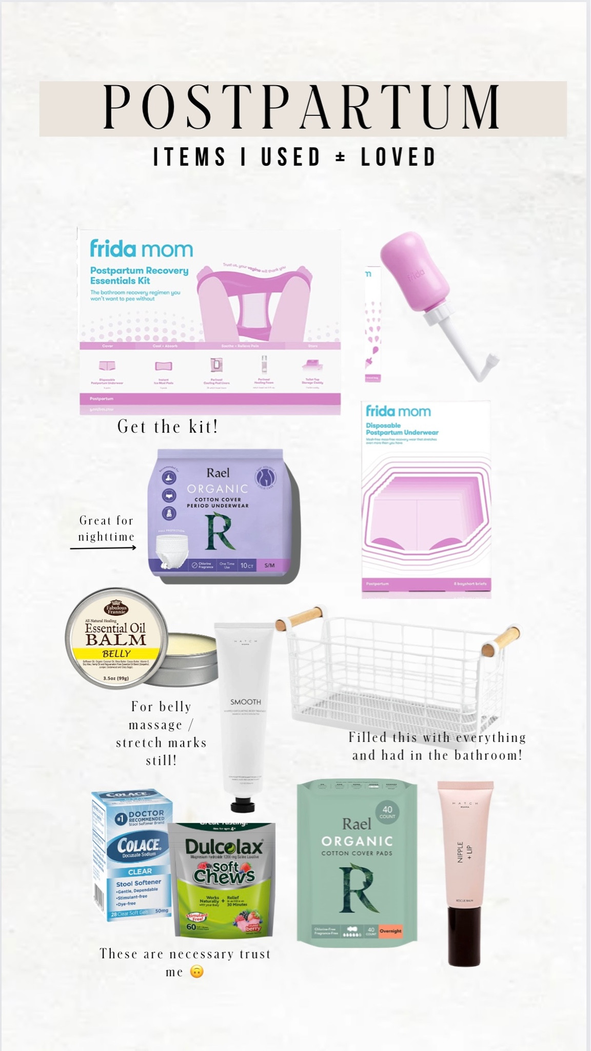 Postpartum roundup! Items I used + use postpartum! 

#LTKbump #LTKbaby
