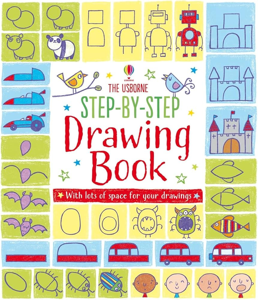Step-by-step Drawing Book: A Simple and Easy Drawing Activity Book for Kids | Amazon (US)