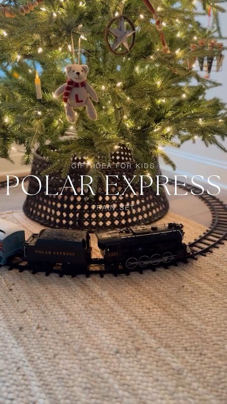 Gift Idea from Santa! It’s remote controlled, battery operated, track can be round or oval, has a horn, bell, & the ‘all-aboard’ call, speed control & can run in reverse! A kid’s dream! And it adds some nostalgia to your decor some too. Our family watches Polar Express every Christmas Eve

I used the 24 round track pieces here

#LTKGiftGuide #LTKSeasonal #LTKHoliday