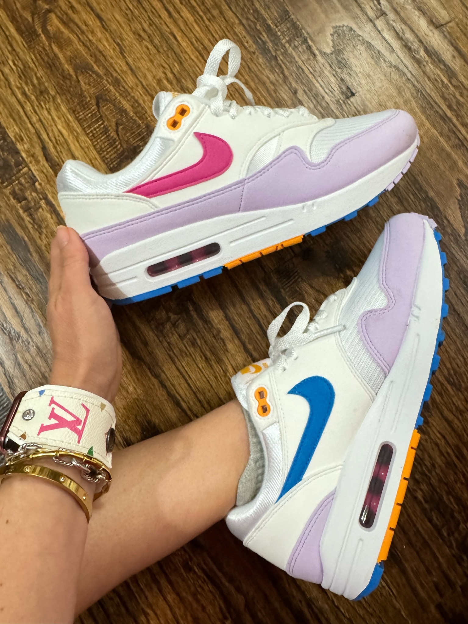 Air max with a color pop perfect for summer and on sale!
code: lori10 to save on the designer upcycled watch bands 

#LTKFindsUnder100 #LTKSaleAlert #LTKSummerSales