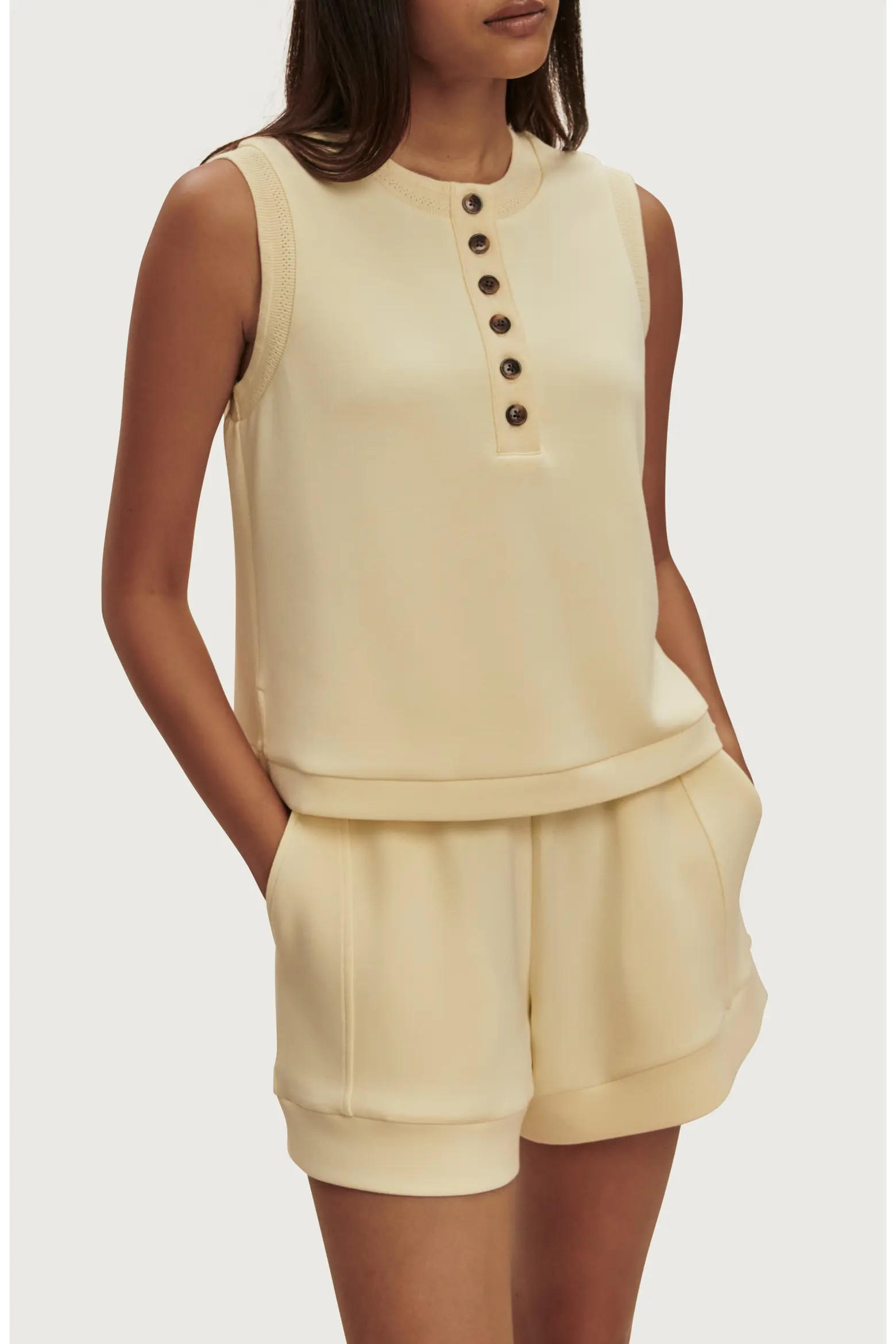 Marla Button Placket Tank (Women) | Nordstrom | Nordstrom