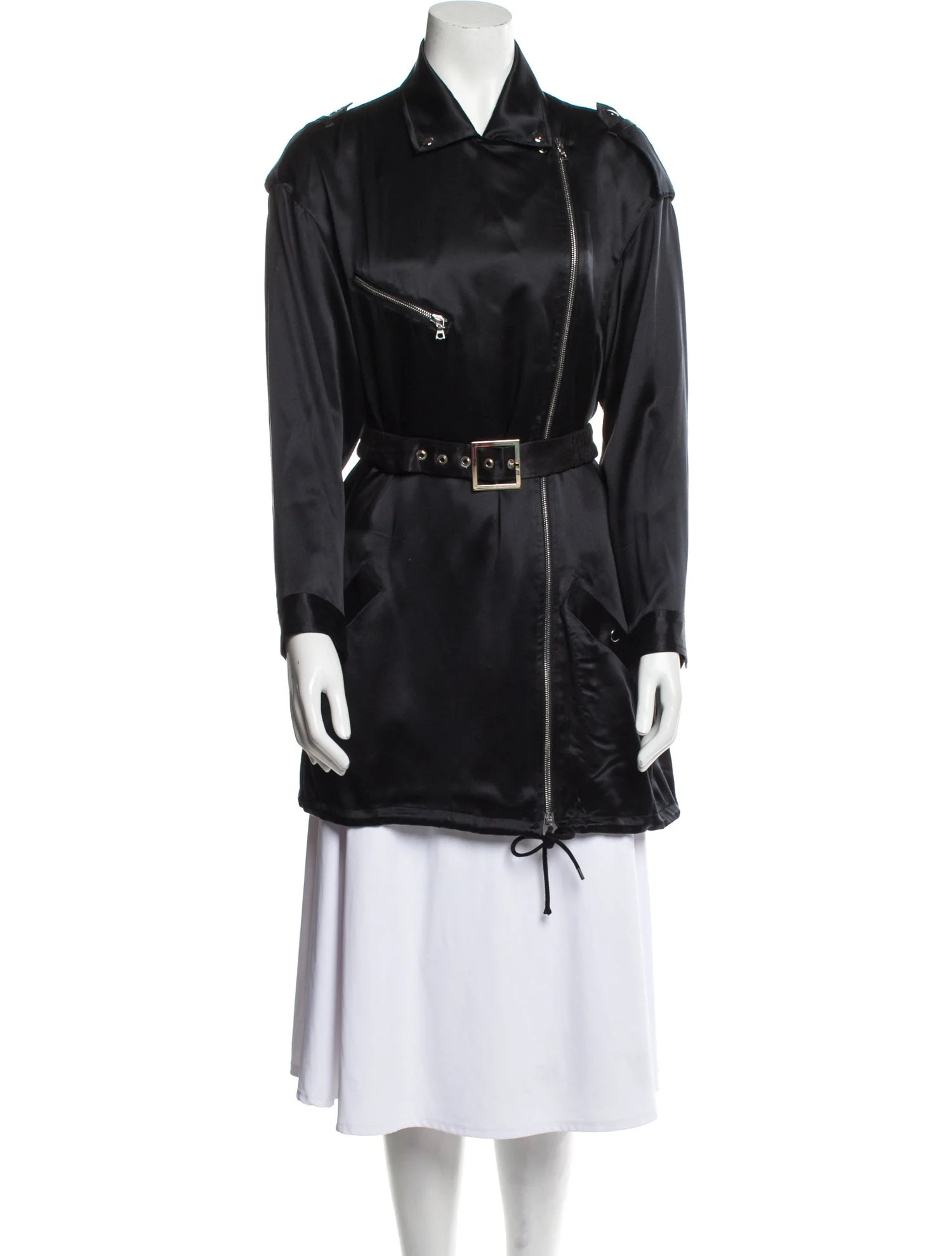 Silk Biker Jacket | The RealReal