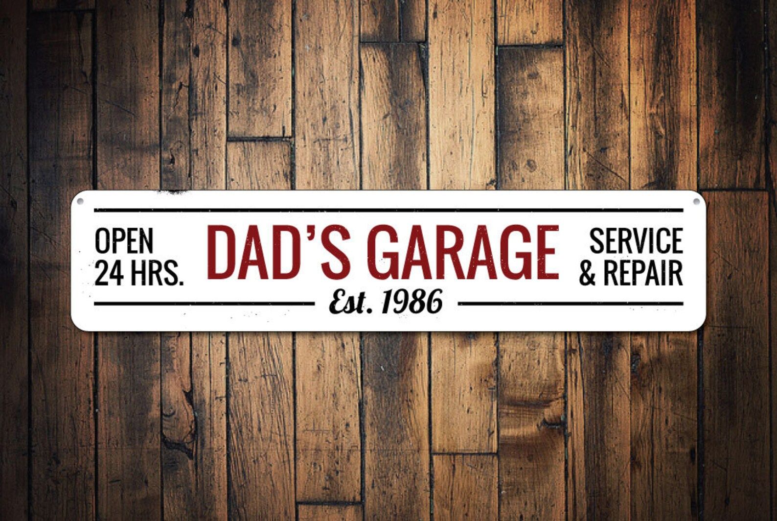 Dads Car Garage Sign Custom Dad Signs Sign For Car Owners | Etsy | Etsy (US)