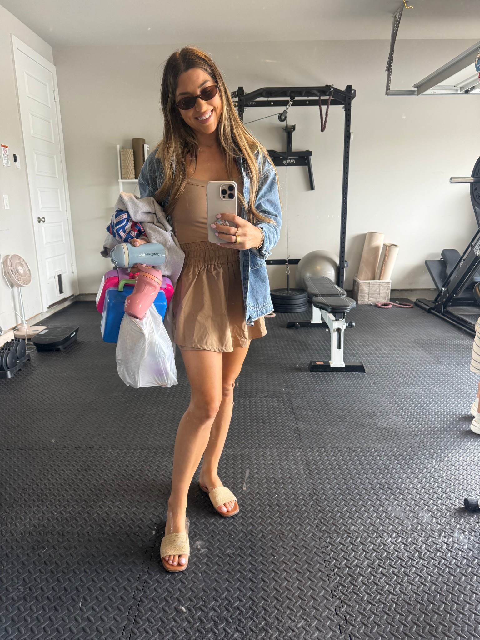 Hands full and headed to school drop off!

#LTKdayinmylife #LTKootd #LTKmomlife