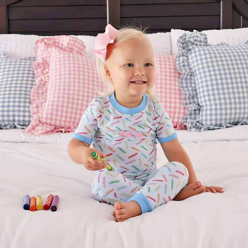 Colorful Crayon Pajamas | Classic Whimsy