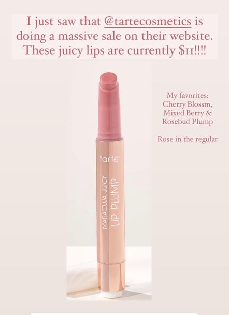 Massive sale!!! The juicy lips are my favorite and they’re only $11 right now.

#LTKsalealert #LTKGiftGuide #LTKbeauty