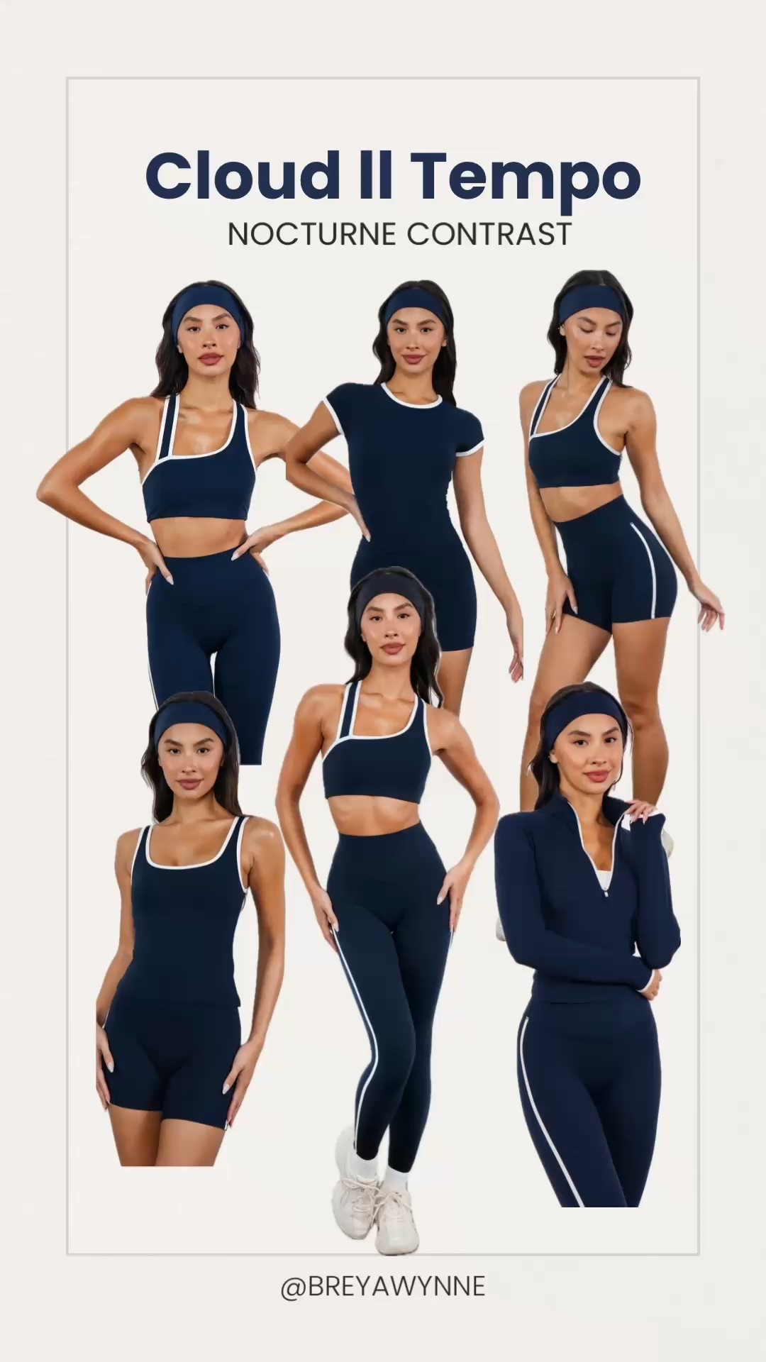 Cloud ll Tempo ☁️✨
nocturne contrast deepest navy color 
 
A sporty glow built for the work  equipped with everything you love in the the cloud fabric ti the next level!! 🌟🙌🏽

#LTKfitnessgoals #LTKdayinmylife #LTKActive
