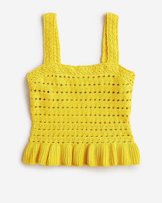 Scallop-hem sweater-tank | J. Crew US