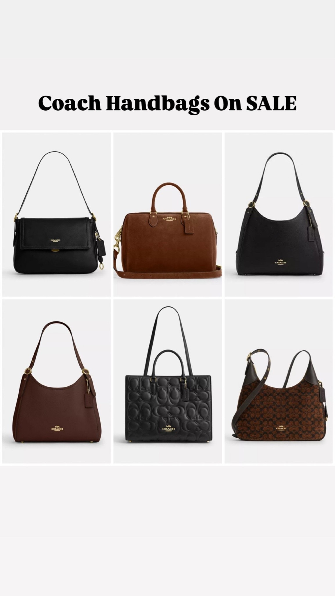 Coach handbags on SALE!! 🎉🎉🎉

#LTKgrwm #LTKSaleAlert #LTKOver40