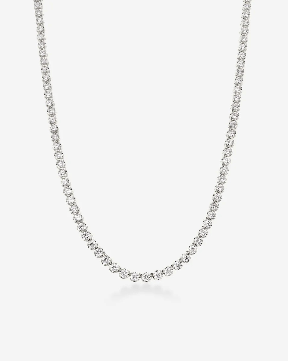 Luxe Diamond Tennis Necklace | Ring Concierge