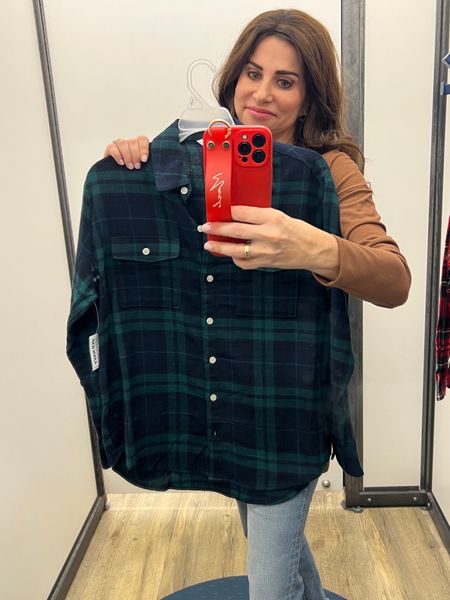 Flannel plaid shirt $12.99 
I tried on the xs fit perfectly. 

#LTKstyletip #LTKSeasonal #LTKsalealert