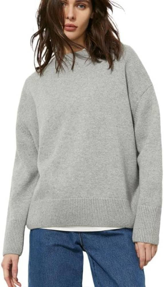 Women's Lightweight Soft Petite Crewneck Lightweight Solid Plain Sweaters Fall Winter Pullover Ju... | Amazon (US)