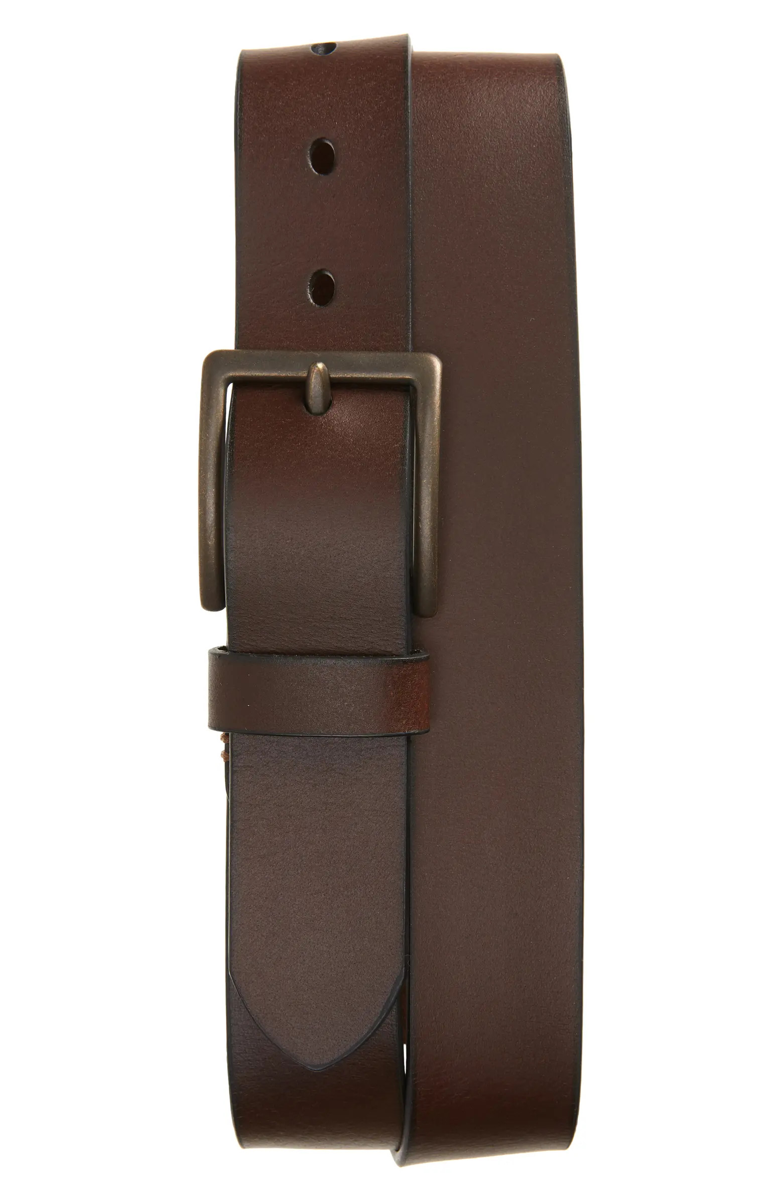 Johnston & Murphy Rivet Leather Belt | Nordstrom | Nordstrom
