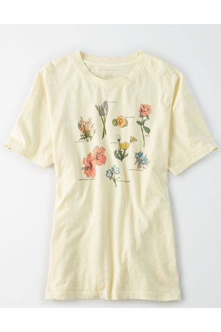 AE Oversized Flower Graphic T-Shirt | American Eagle Outfitters (US & CA)