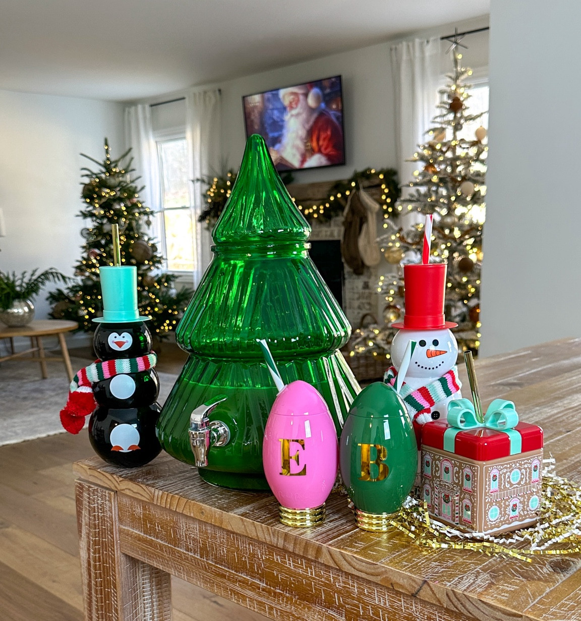 Christmas cups. Christmas drink dispenser. Packed party holiday cups. Holiday cups cups. Snowman cup. Penguin cup. Lightbulb cup. Christmas light cup. Gingerbread house cup. Christmas tree drink dispenser.

#LTKparties #LTKHoliday #LTKSeasonal