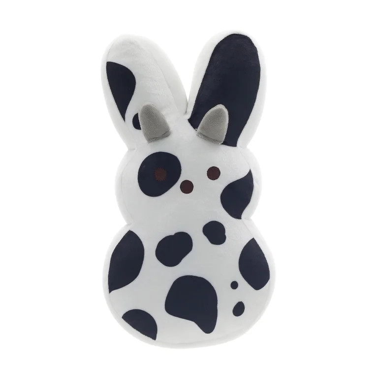 PEEPS® 12-Inch Dress-Up Bunny Plush Toy — Spotted Cow | Walmart (US)