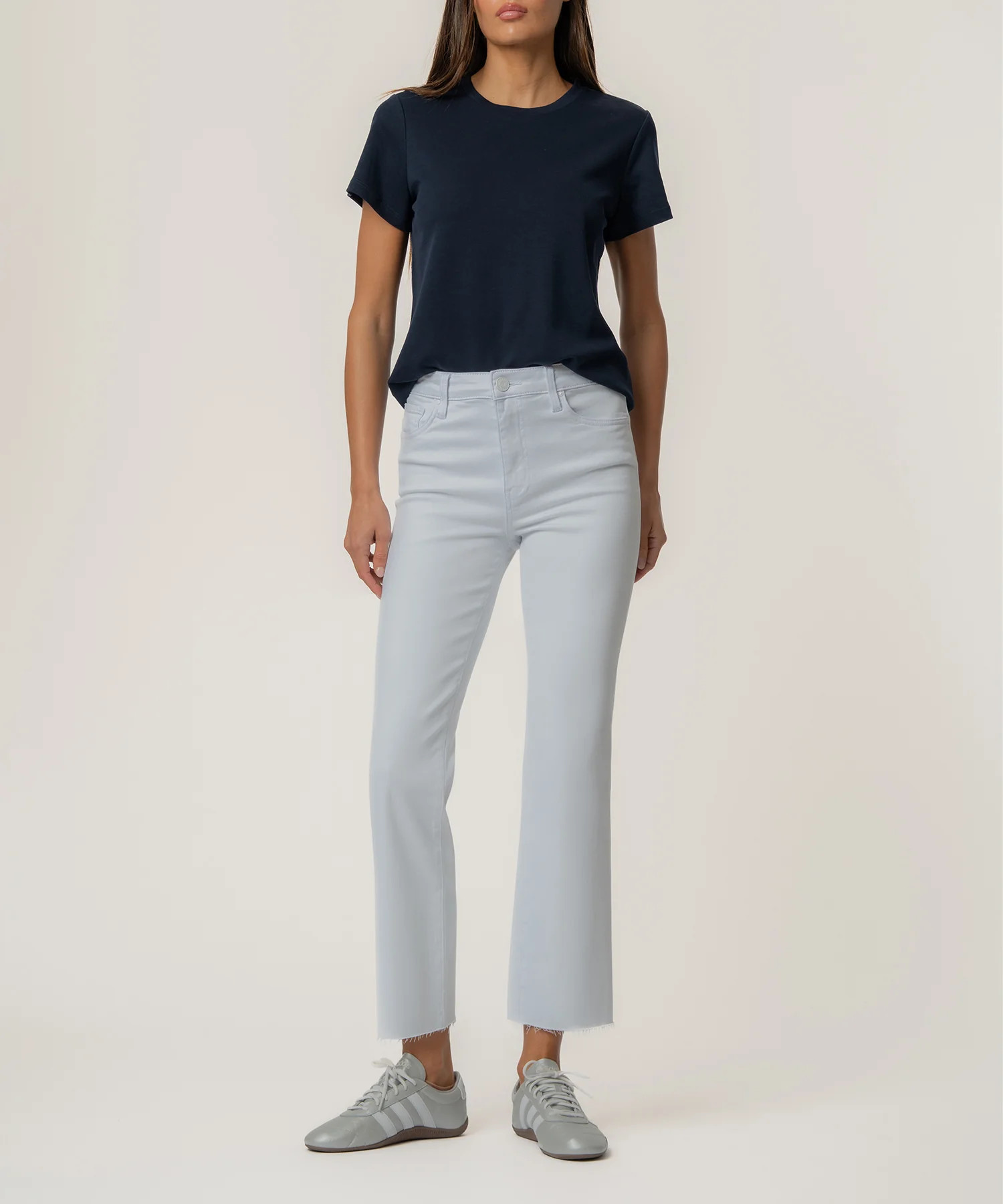 Kelsey High Rise Ankle Flare - 00 / Optic White - Kut from the Kloth | Kut From Kloth