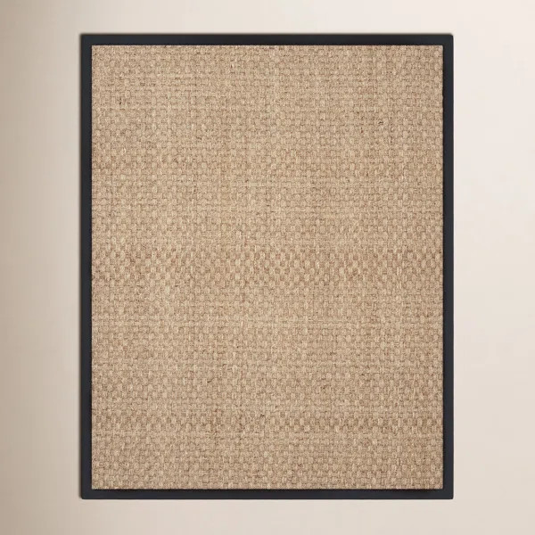 Auckland Natural/Black Area Rug | Birch Lane