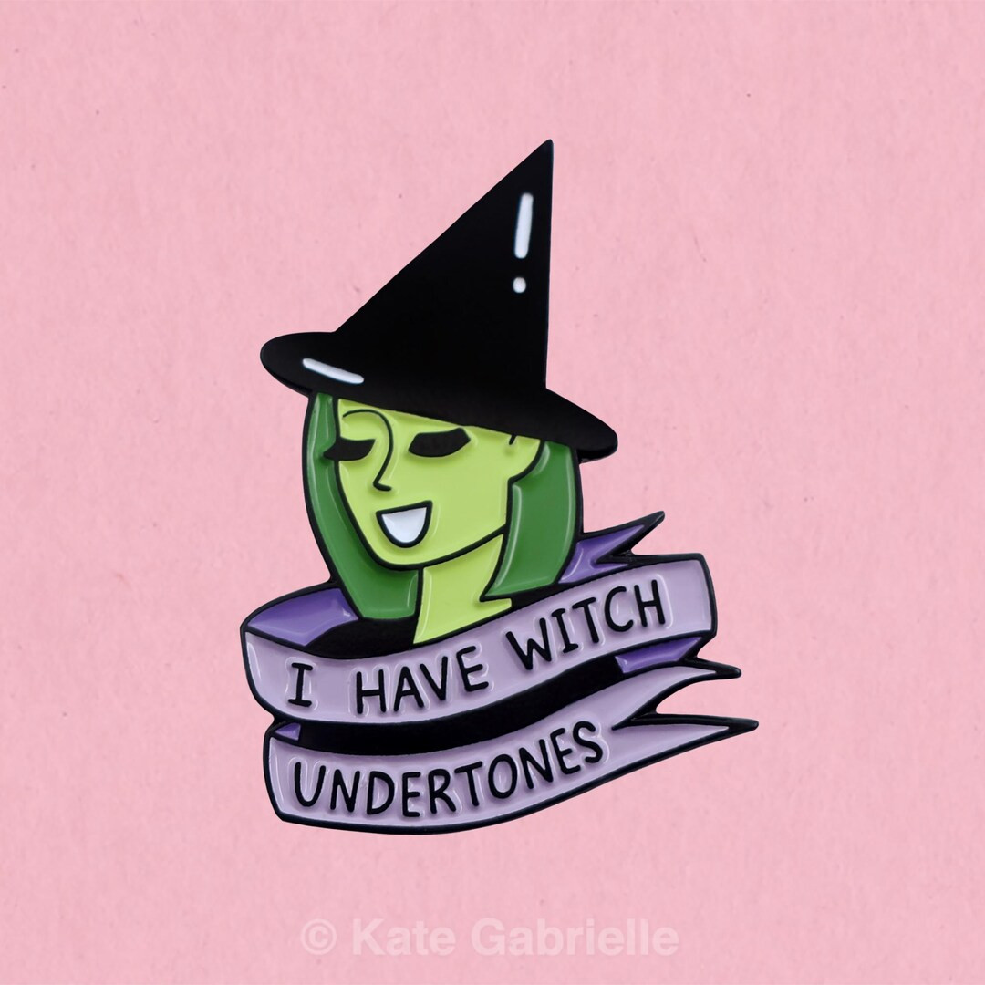 I Have Witch Undertones / 30 Rock Quote Witch Enamel Lapel Pin - Etsy | Etsy (US)